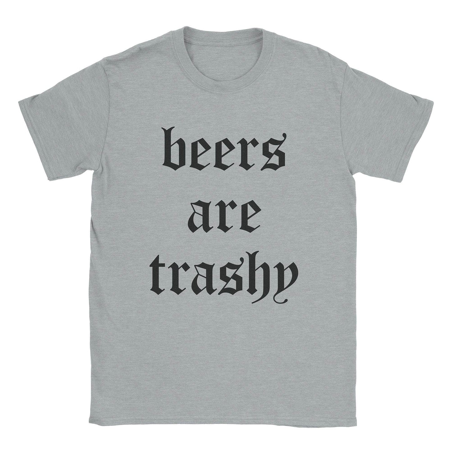 A-or-B-Tees T-Shirt Sport Grey / S Beers Are Trashy T-Shirt