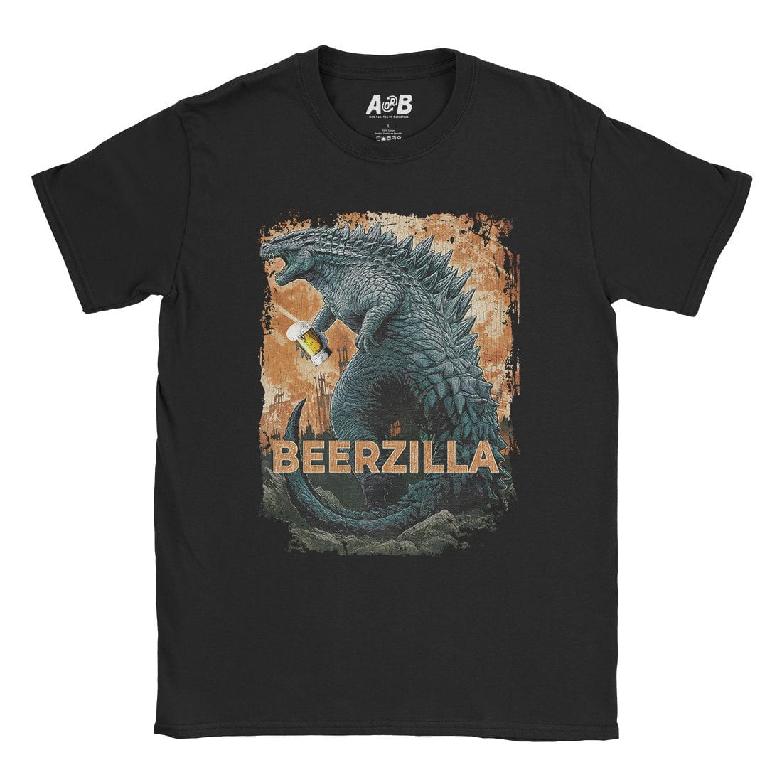 A-or-B-Tees T-Shirt Black / S Beerzilla T-Shirt