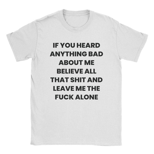 A-or-B-Tees T-Shirt White / S Believe That Shit T-Shirt
