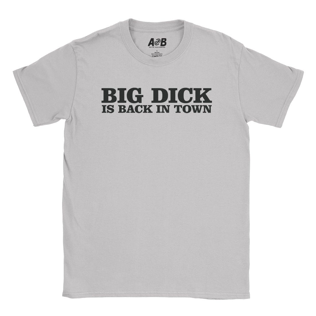 A-or-B-Tees T-Shirt Ice Grey / S Big Dick T-Shirt