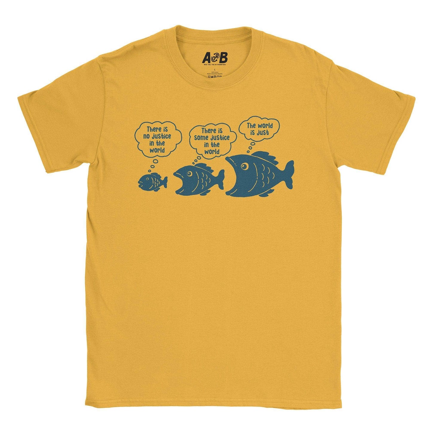 A-or-B-Tees T-Shirt Gold / S Big Fish T-Shirt