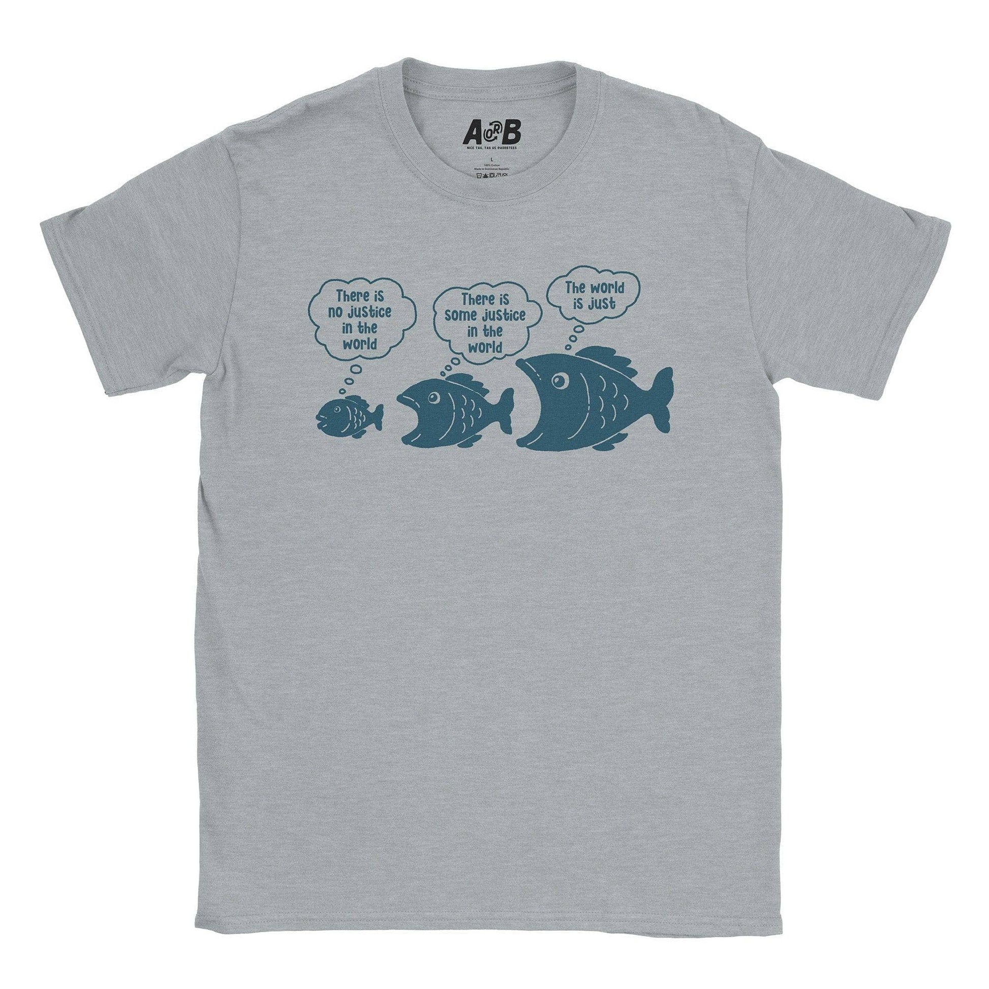A-or-B-Tees T-Shirt Sport Grey / S Big Fish T-Shirt