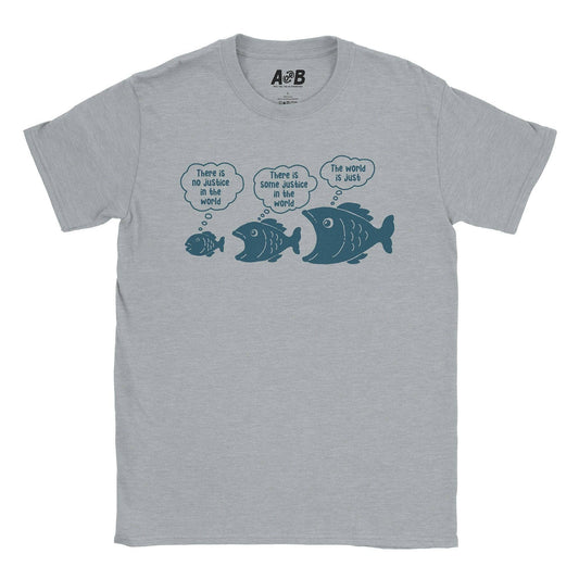 A-or-B-Tees T-Shirt Sport Grey / S Big Fish T-Shirt