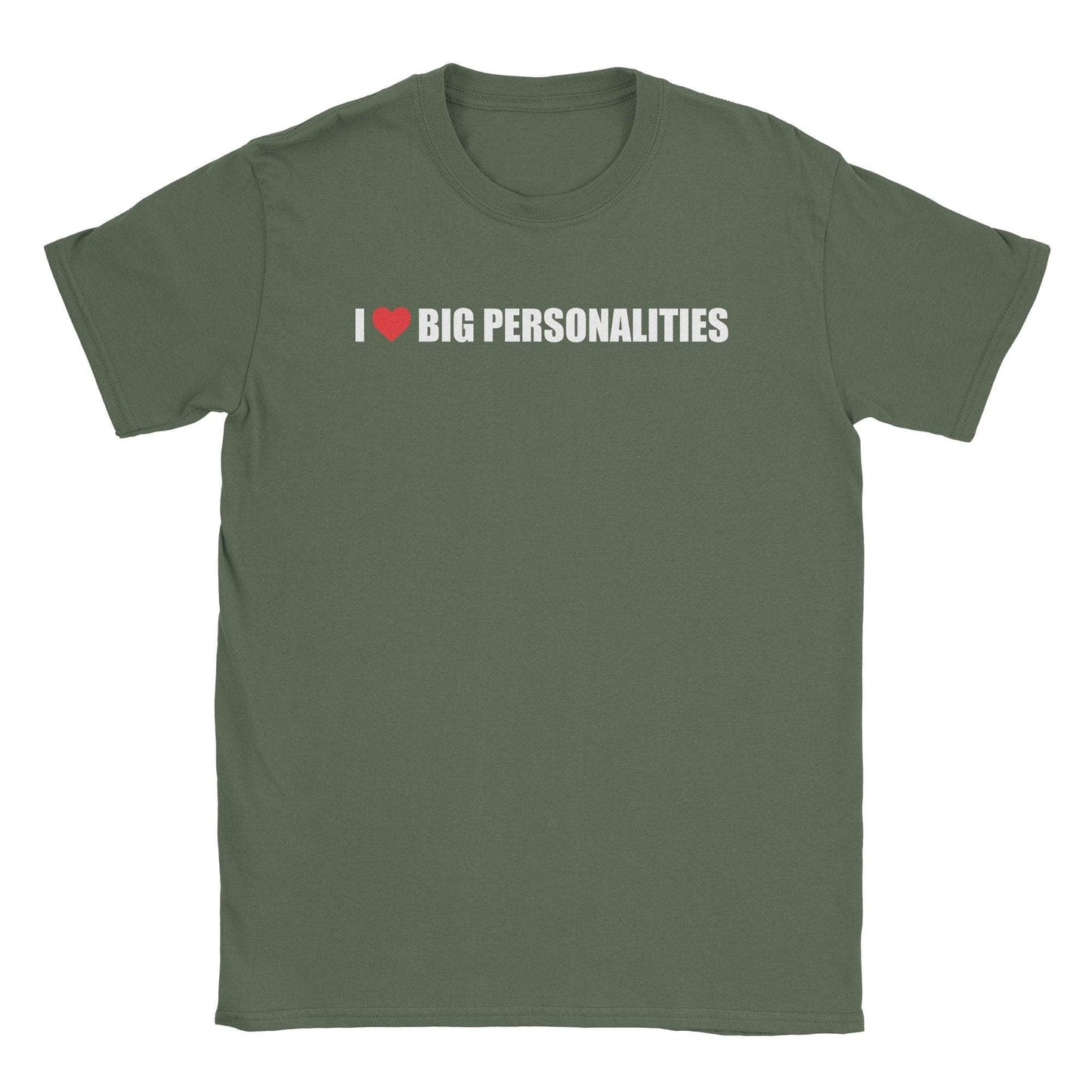 A-or-B-Tees T-Shirt Military Green / S Big Personalities T-Shirt