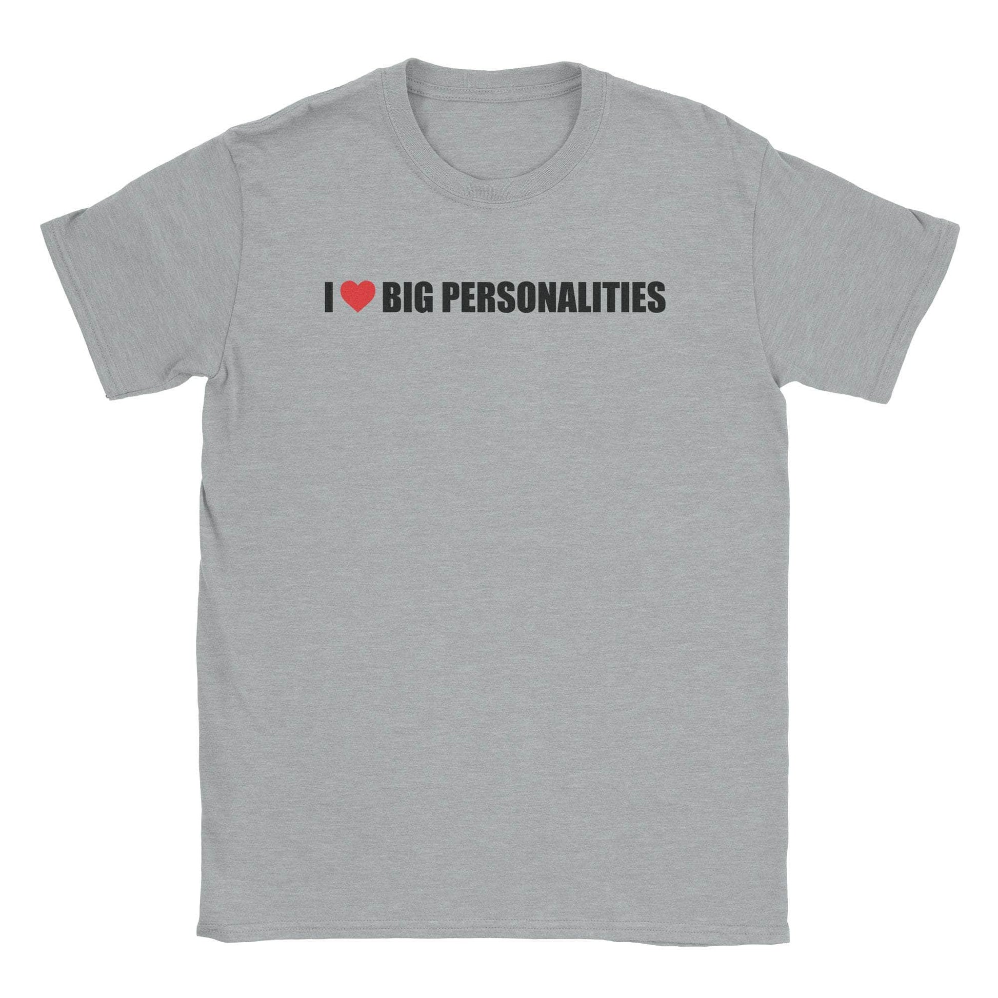 A-or-B-Tees T-Shirt Sport Grey / S Big Personalities T-Shirt