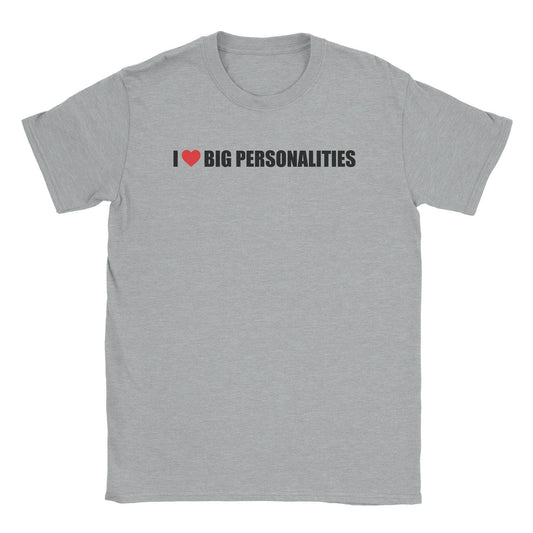 A-or-B-Tees T-Shirt Sport Grey / S Big Personalities T-Shirt