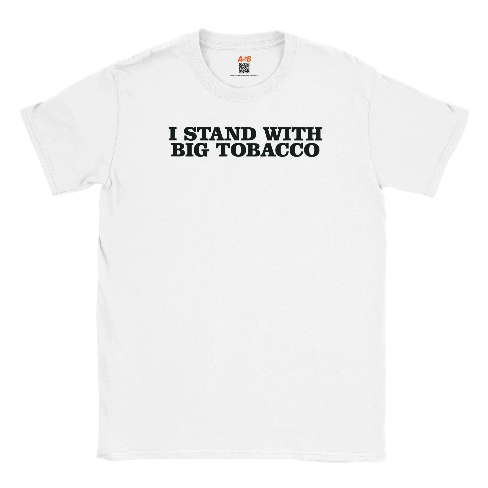 A-or-B-Tees T-Shirt White / S Big Tobacco T-Shirt