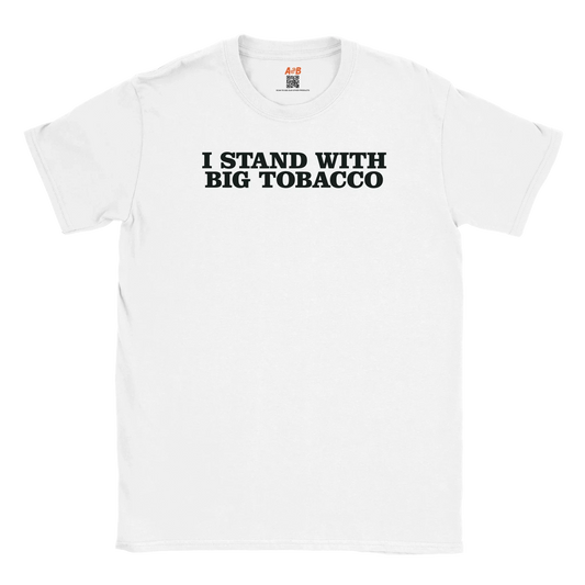A-or-B-Tees T-Shirt White / S Big Tobacco T-Shirt