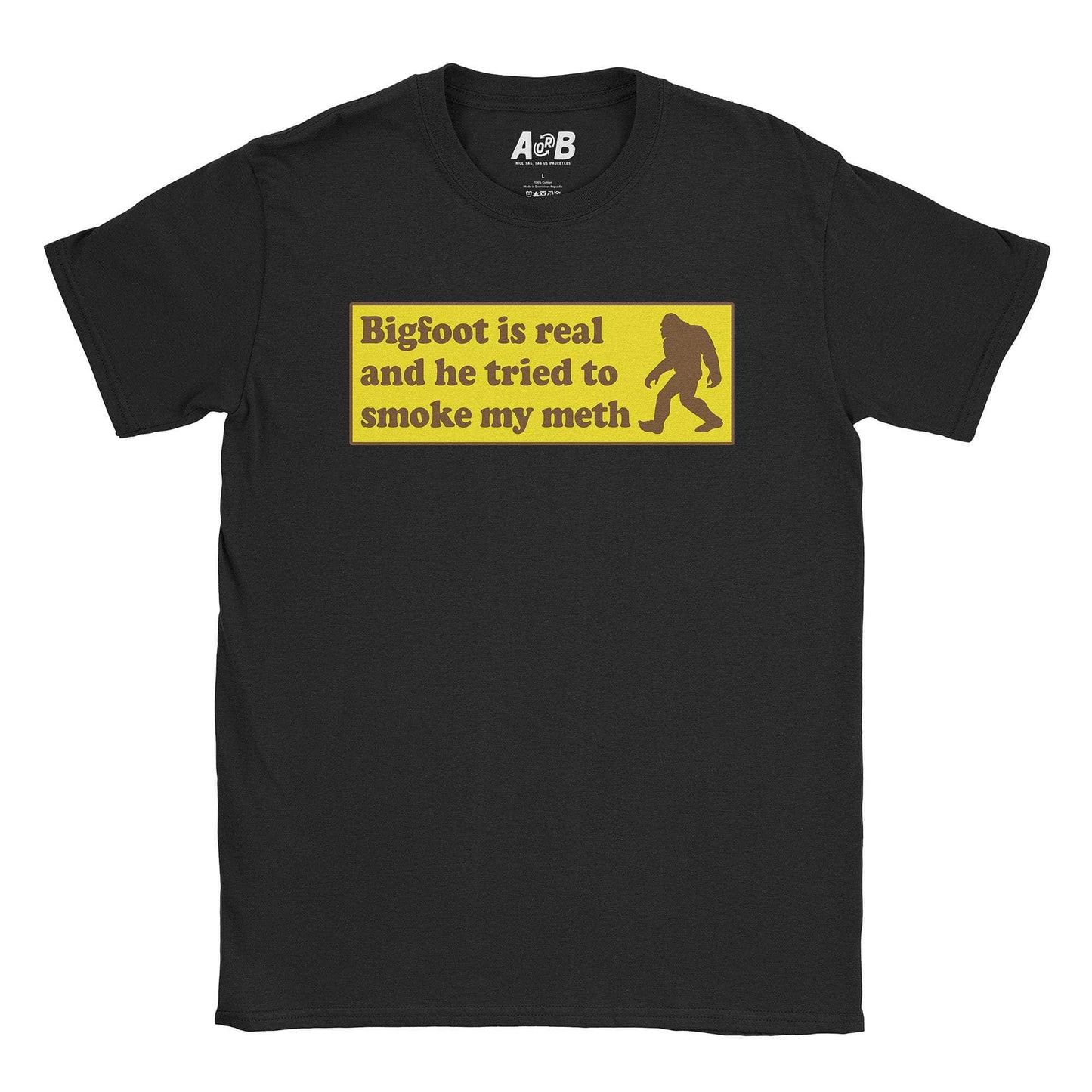 A-or-B-Tees T-Shirt Black / S Bigfoot T-Shirt