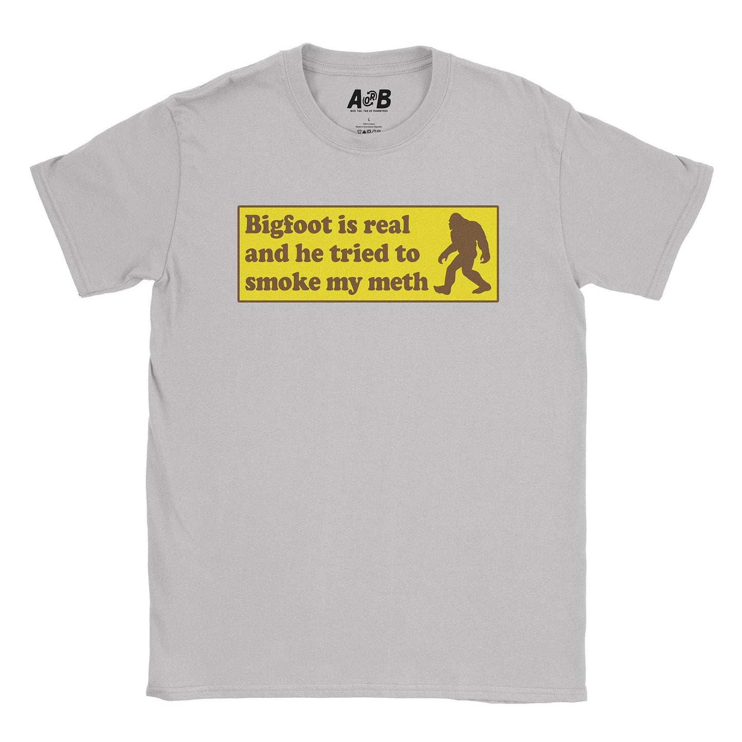 A-or-B-Tees T-Shirt Ice Grey / S Bigfoot T-Shirt