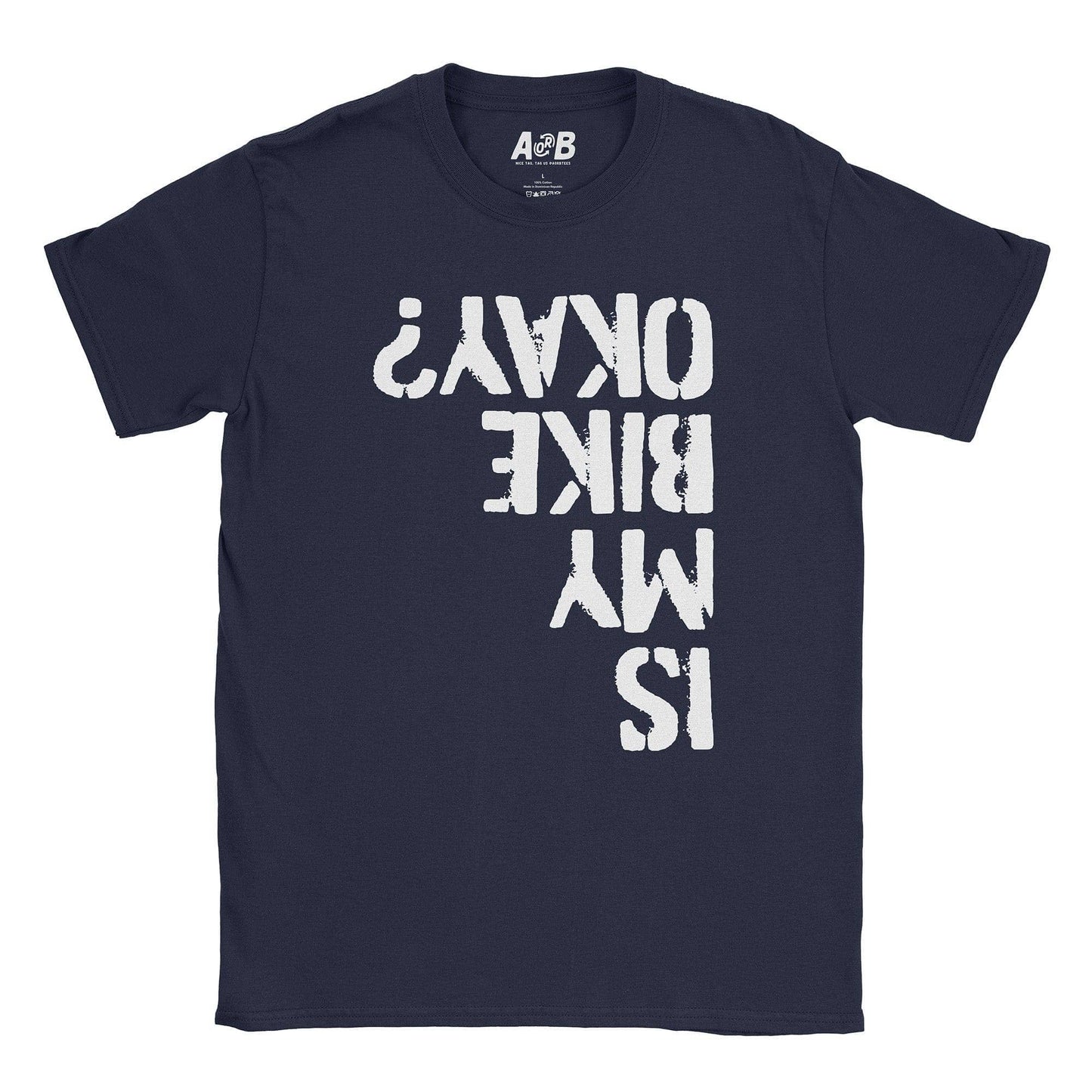 A-or-B-Tees T-Shirt Navy / S Bike Crash T-Shirt