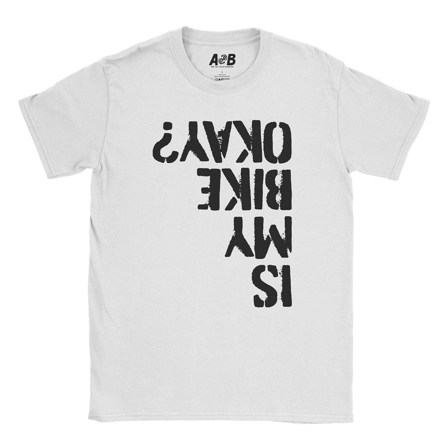 A-or-B-Tees T-Shirt White / S Bike Crash T-Shirt