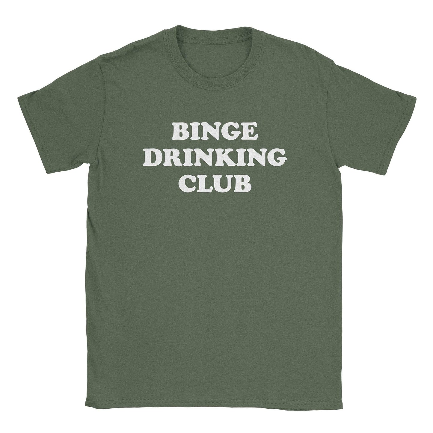 A-or-B-Tees T-Shirt Military Green / S Binge Drinking T-Shirt