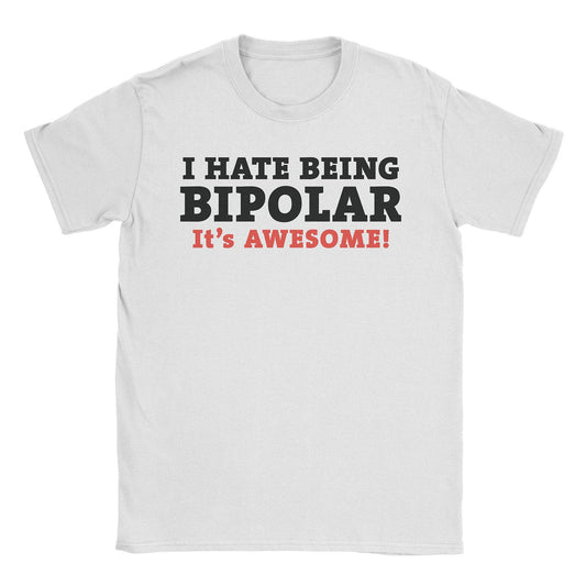 A-or-B-Tees T-Shirt White / S Bipolar T-Shirt
