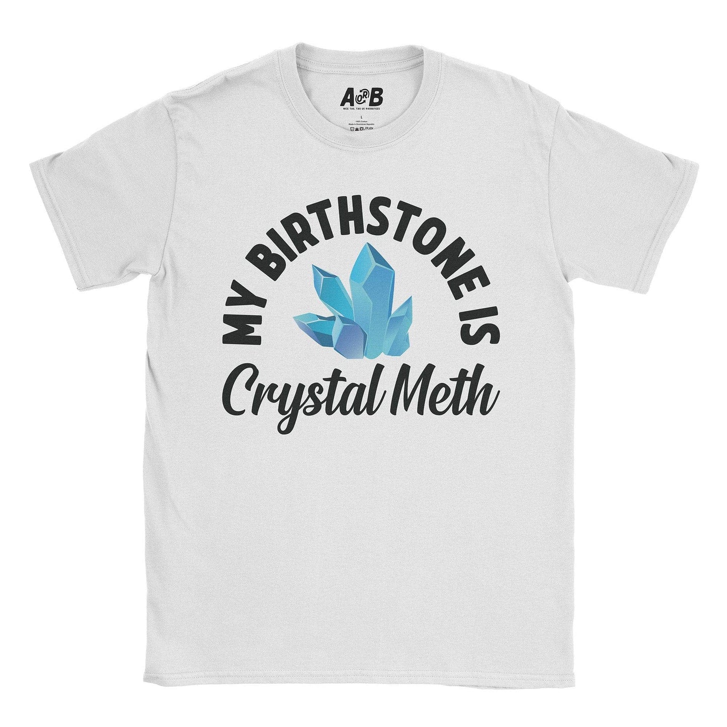 A-or-B-Tees T-Shirt White / S Birthstone T-Shirt