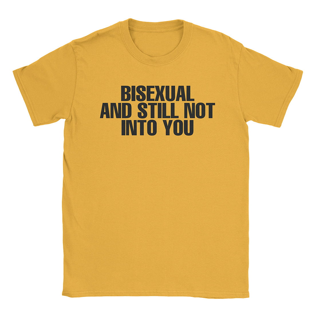 A-or-B-Tees T-Shirt Gold / S Bisexual T-Shirt
