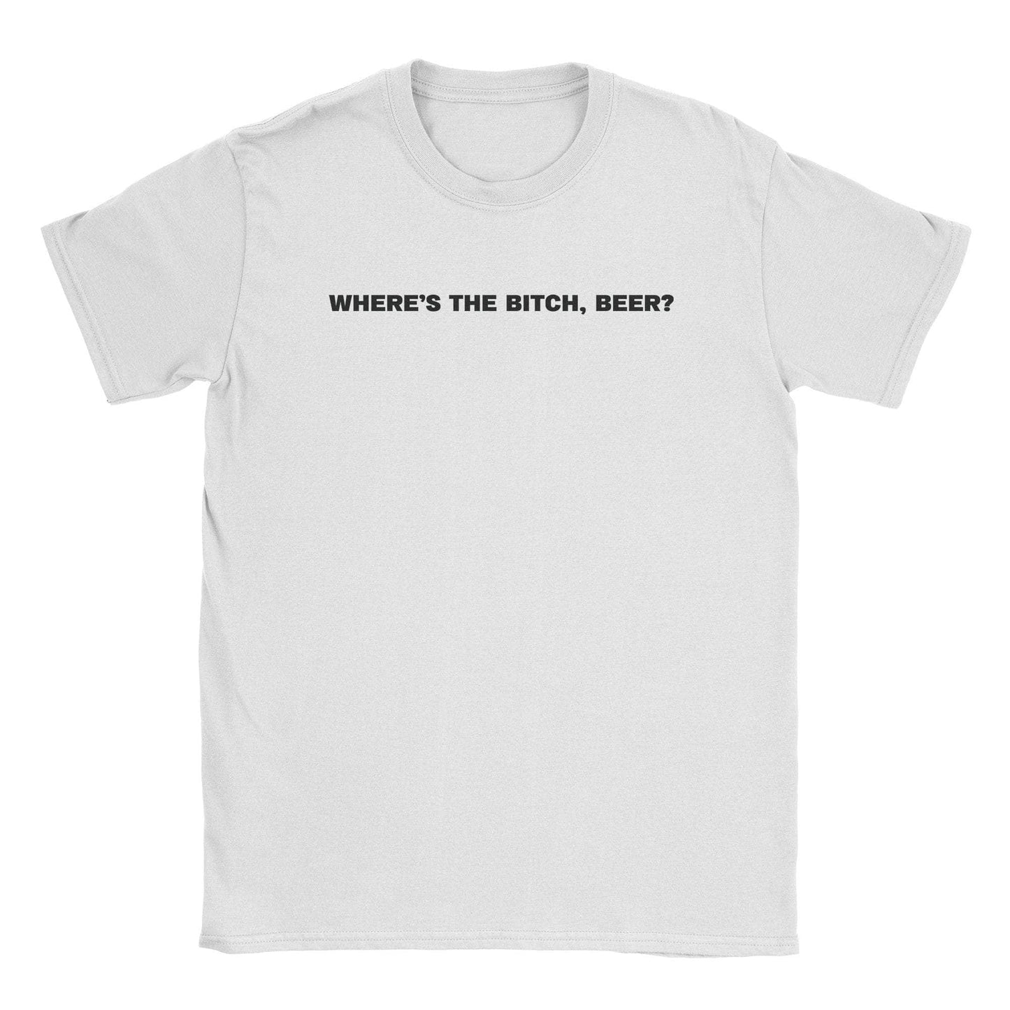 A-or-B-Tees T-Shirt White / S Bitch Beer T-Shirt