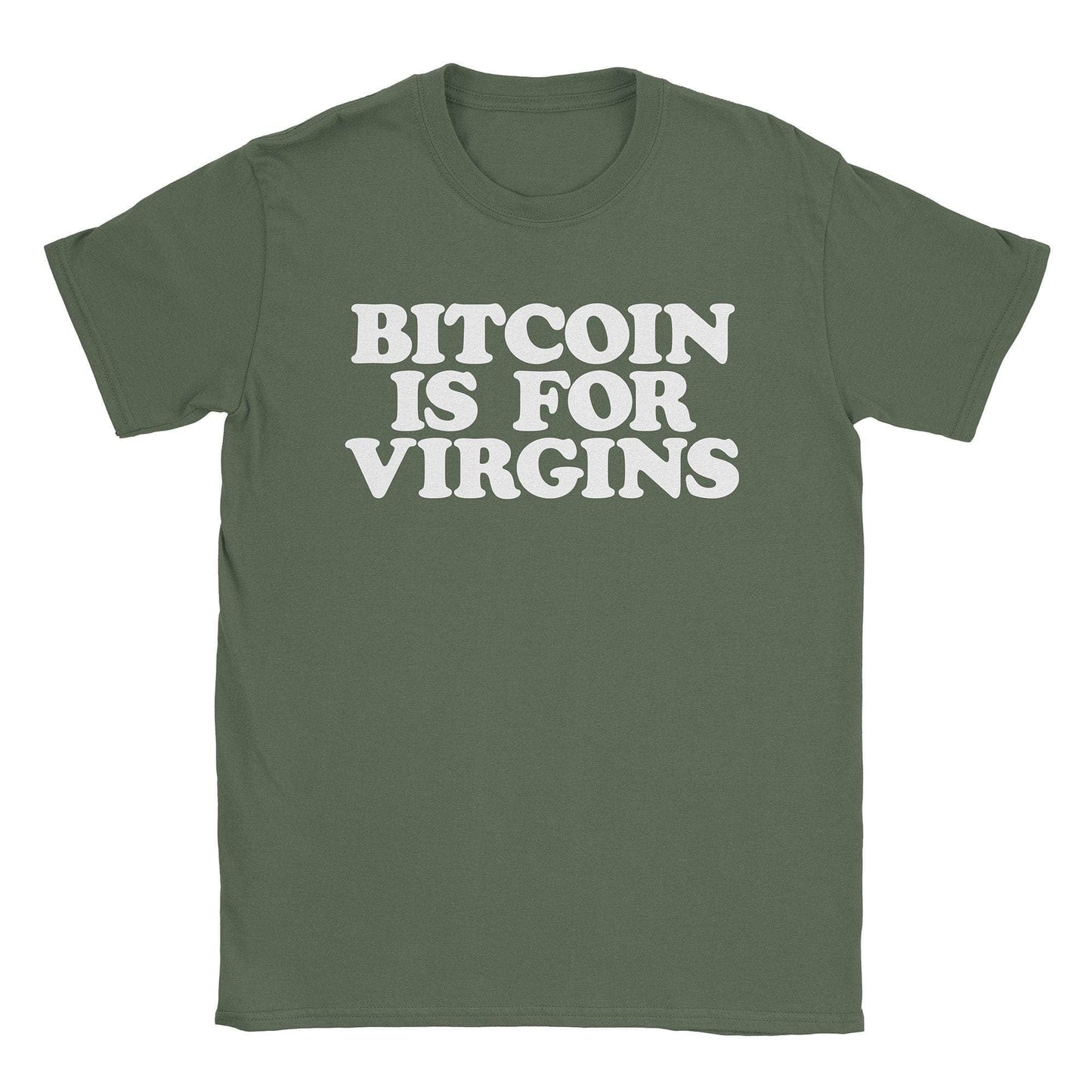 A-or-B-Tees T-Shirt Military Green / S Bitcoin T-Shirt