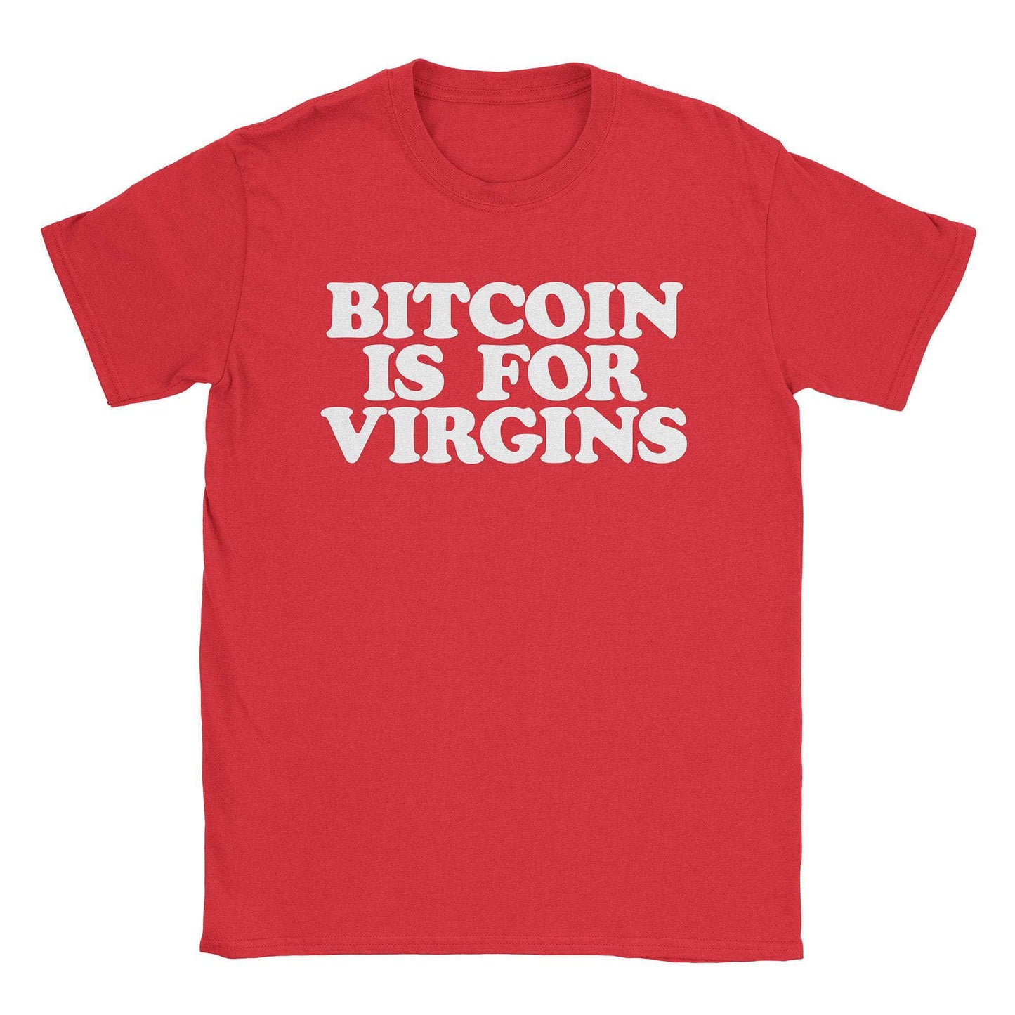 A-or-B-Tees T-Shirt Red / S Bitcoin T-Shirt