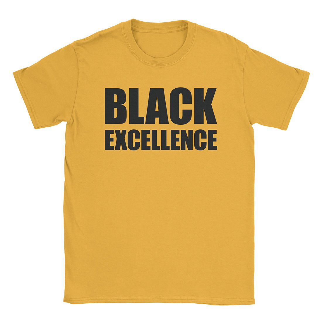 A-or-B-Tees T-Shirt Gold / S Black Excellence T-Shirt