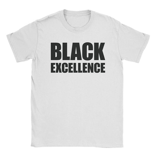 A-or-B-Tees T-Shirt White / S Black Excellence T-Shirt
