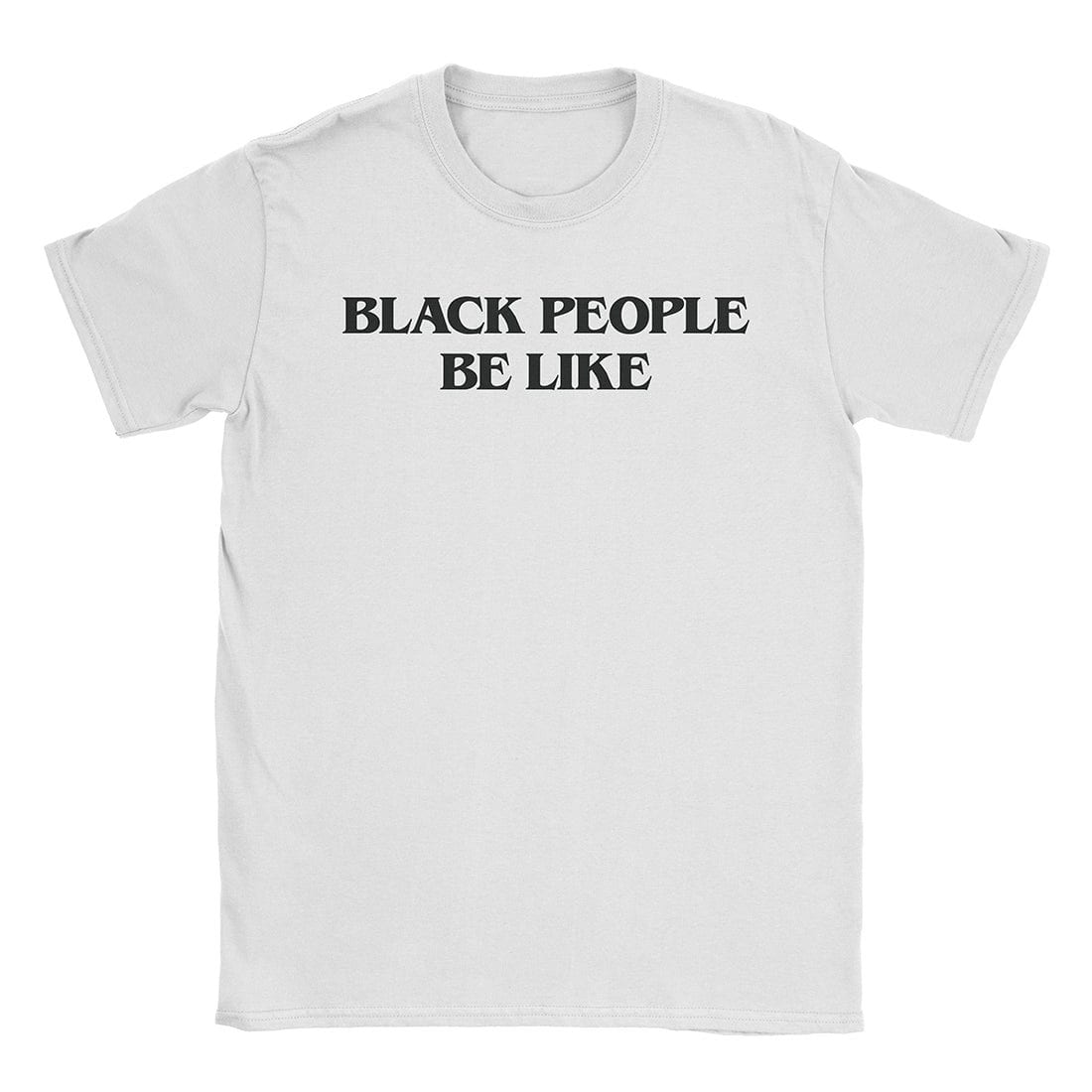 A-or-B-Tees T-Shirt White / S Black People T-Shirt