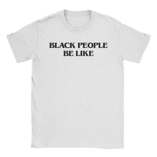 A-or-B-Tees T-Shirt White / S Black People T-Shirt
