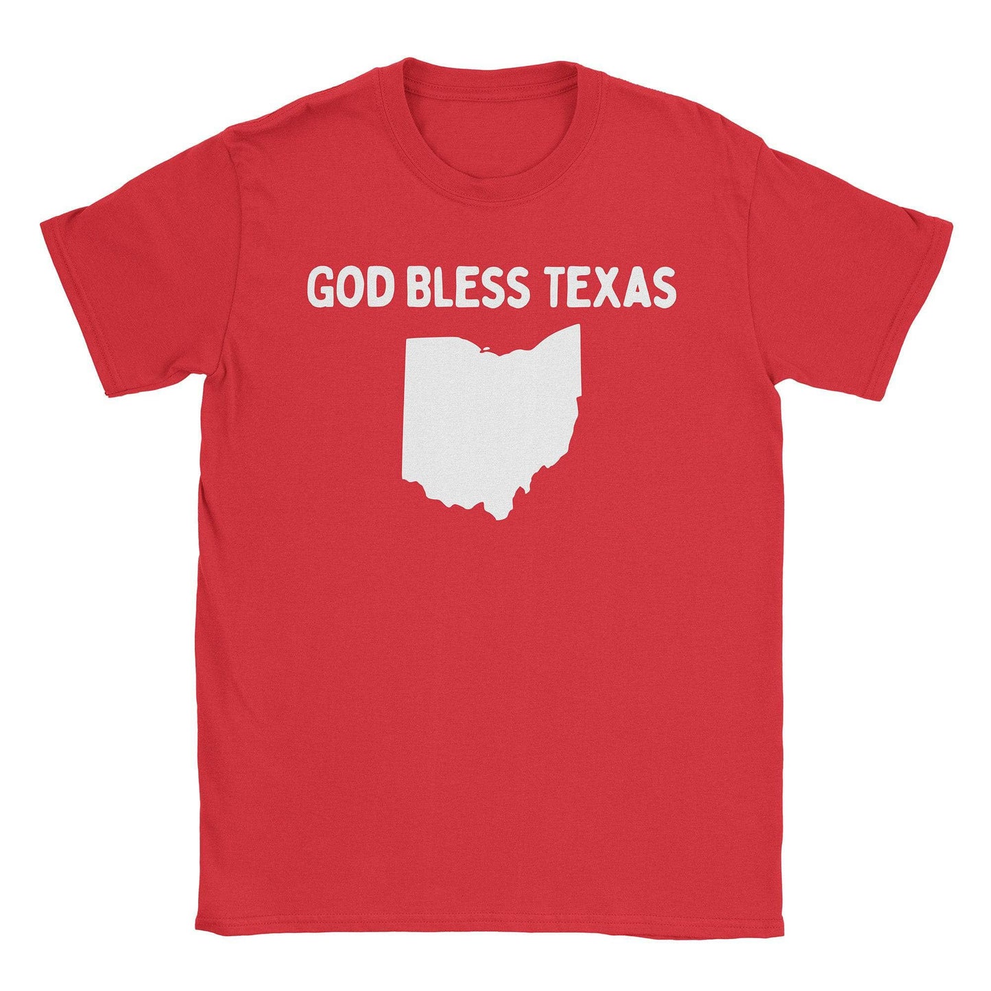 A-or-B-Tees T-Shirt Red / S Bless Texas T-Shirt