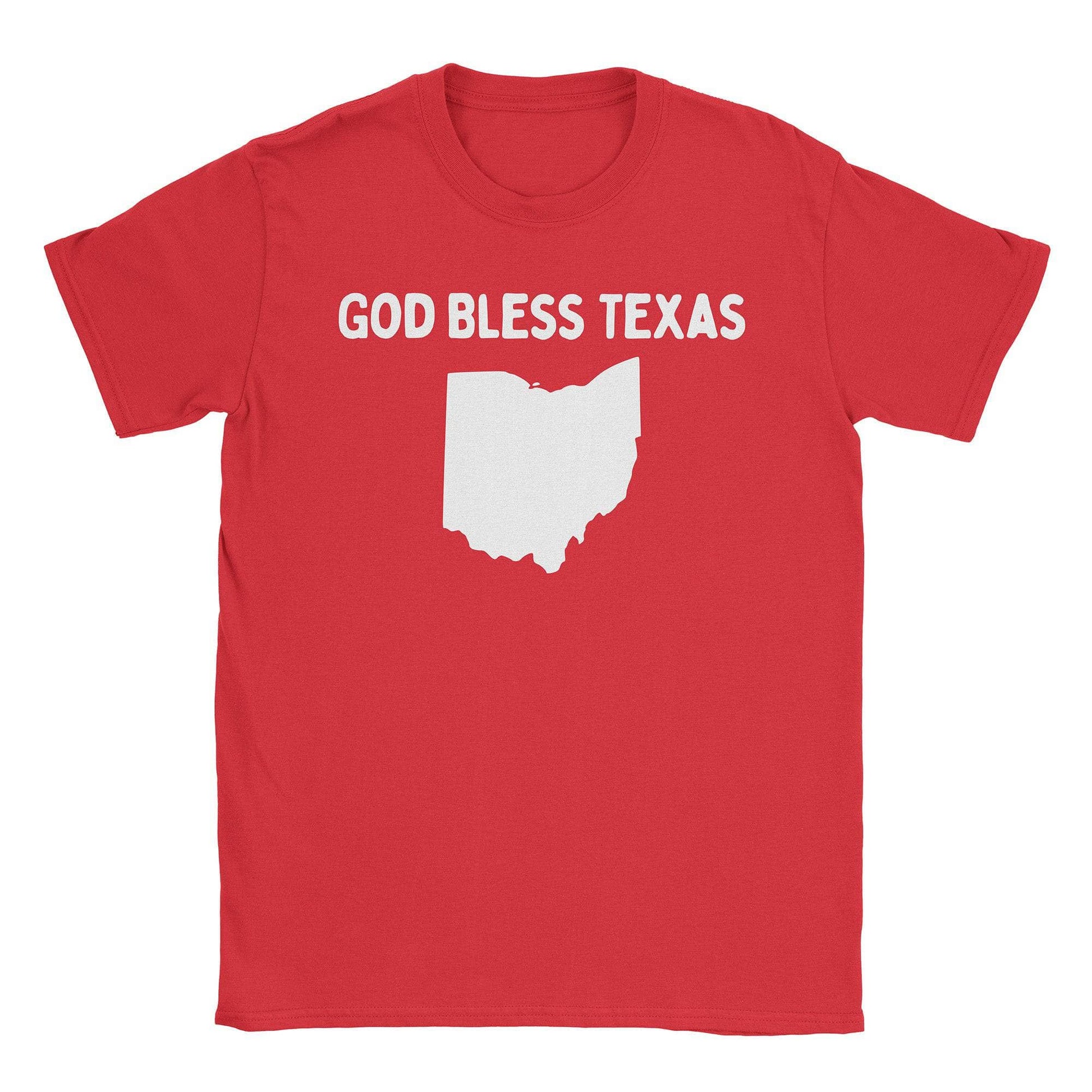 A-or-B-Tees T-Shirt Red / S Bless Texas T-Shirt