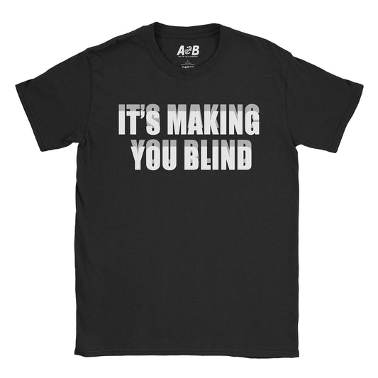 A-or-B-Tees T-Shirt Black / S Blind T-Shirt