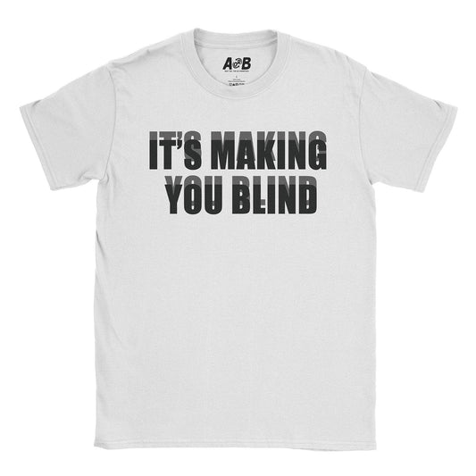 A-or-B-Tees T-Shirt White / S Blind T-Shirt