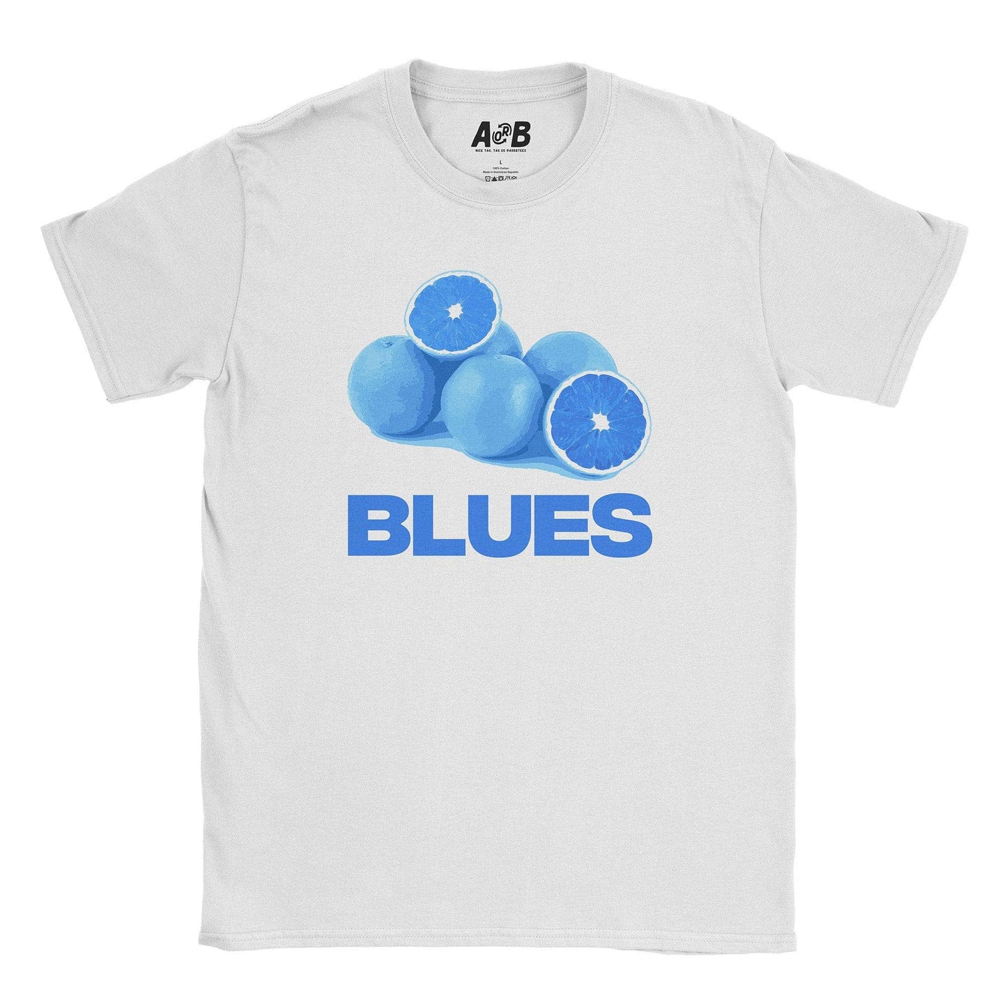 A-or-B-Tees T-Shirt White / S Blues T-Shirt