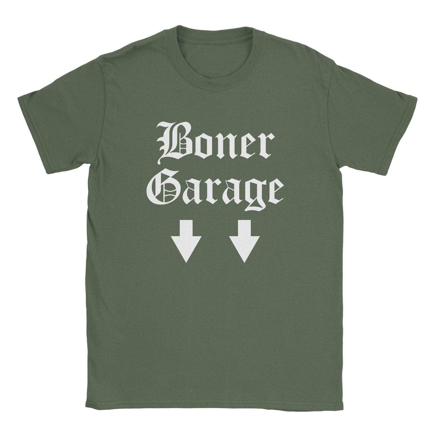 A-or-B-Tees T-Shirt Military Green / S Boner Garage T-Shirt