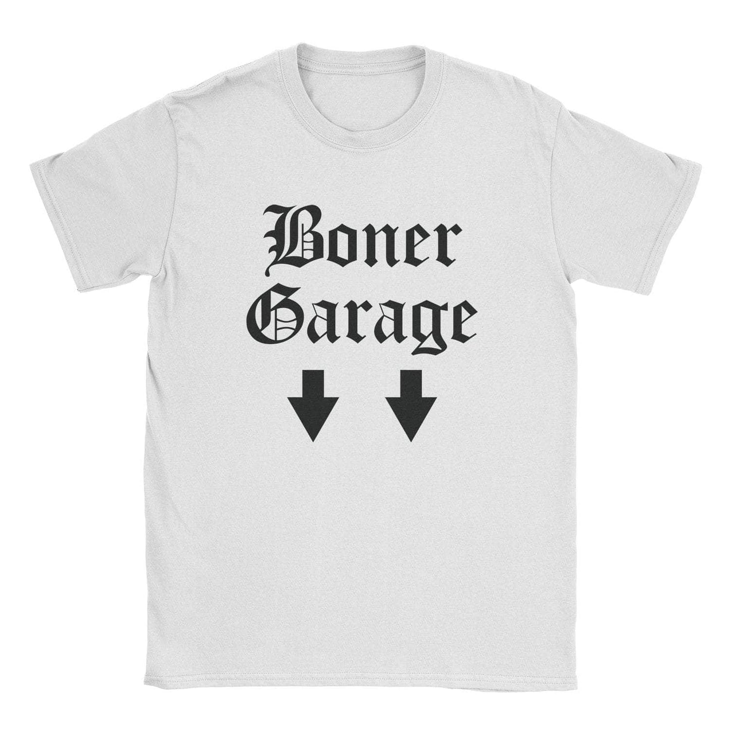 A-or-B-Tees T-Shirt White / S Boner Garage T-Shirt