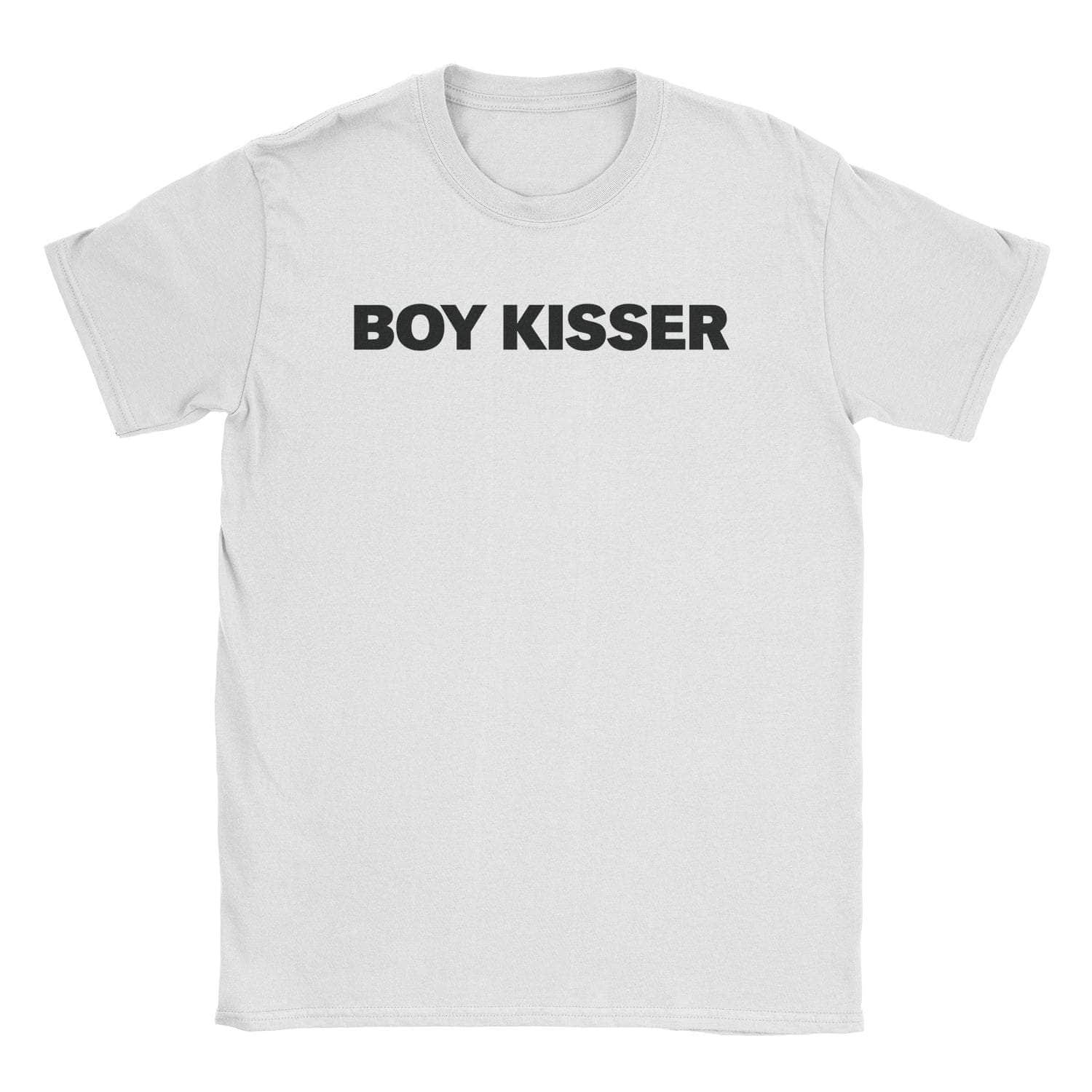 A-or-B-Tees T-Shirt White / S Boy Kisser T-Shirt