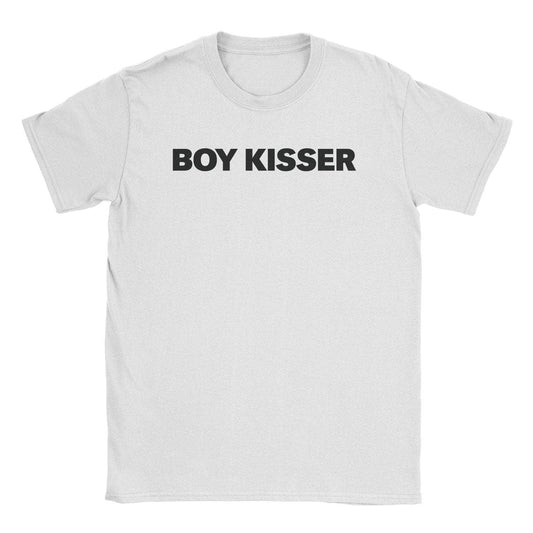 A-or-B-Tees T-Shirt White / S Boy Kisser T-Shirt