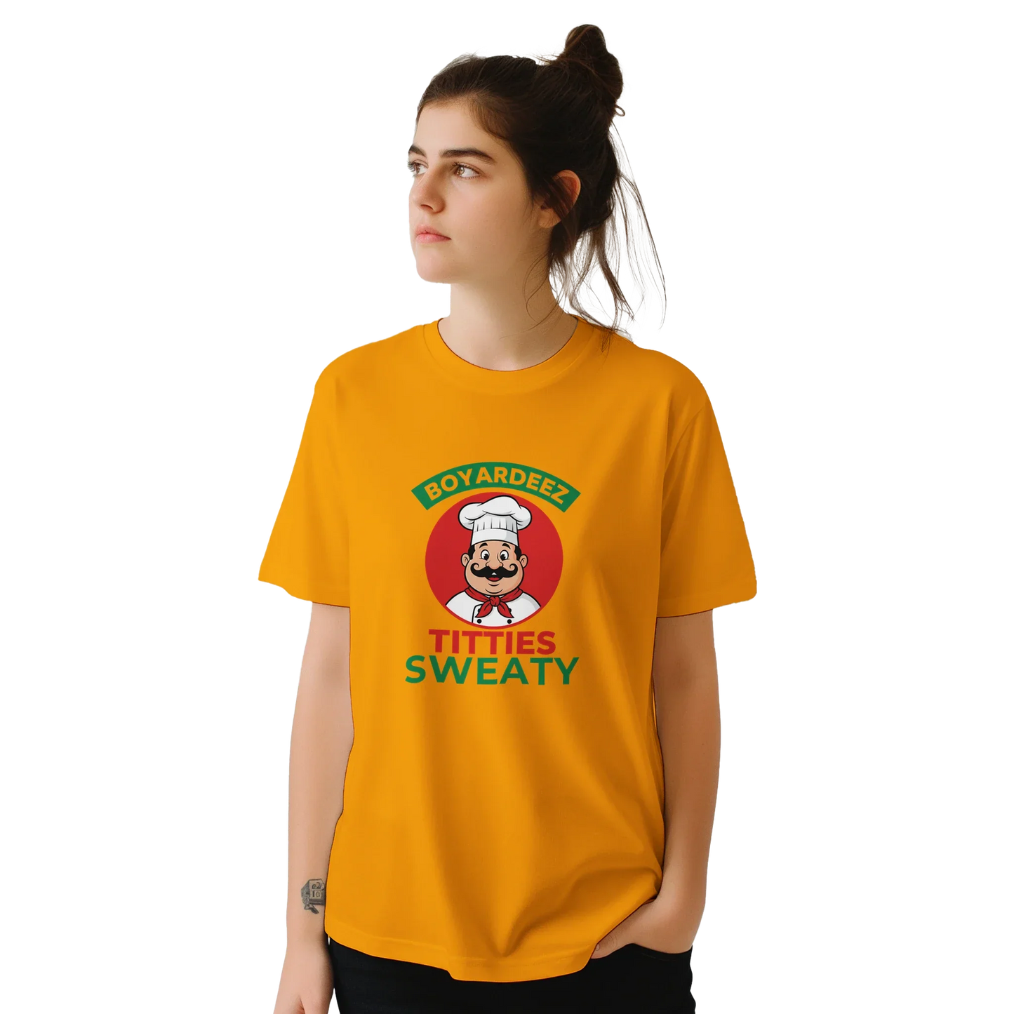 A-or-B-Tees T-Shirt Boyardeez Titties Sweaty T-Shirt