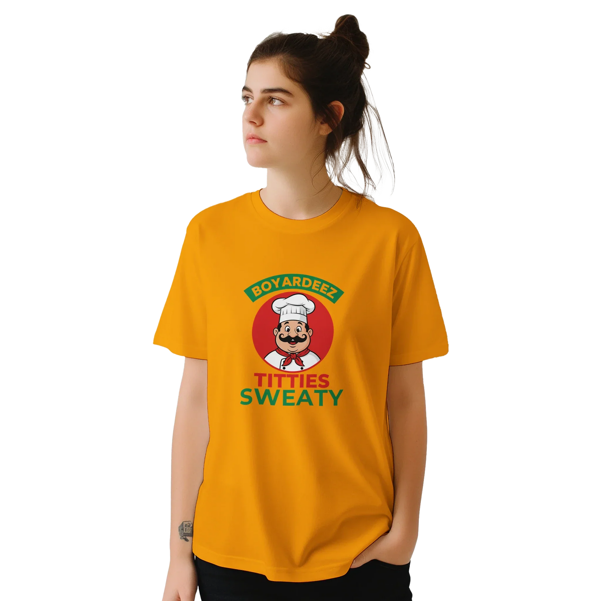 A-or-B-Tees T-Shirt Boyardeez Titties Sweaty T-Shirt