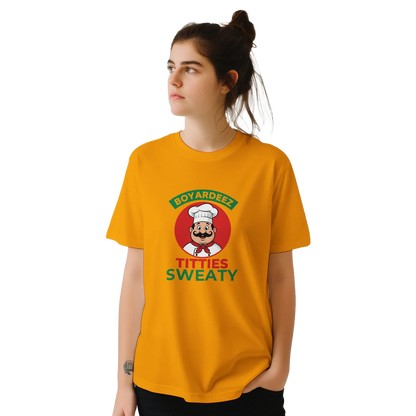 A-or-B-Tees T-Shirt Boyardeez Titties Sweaty T-Shirt