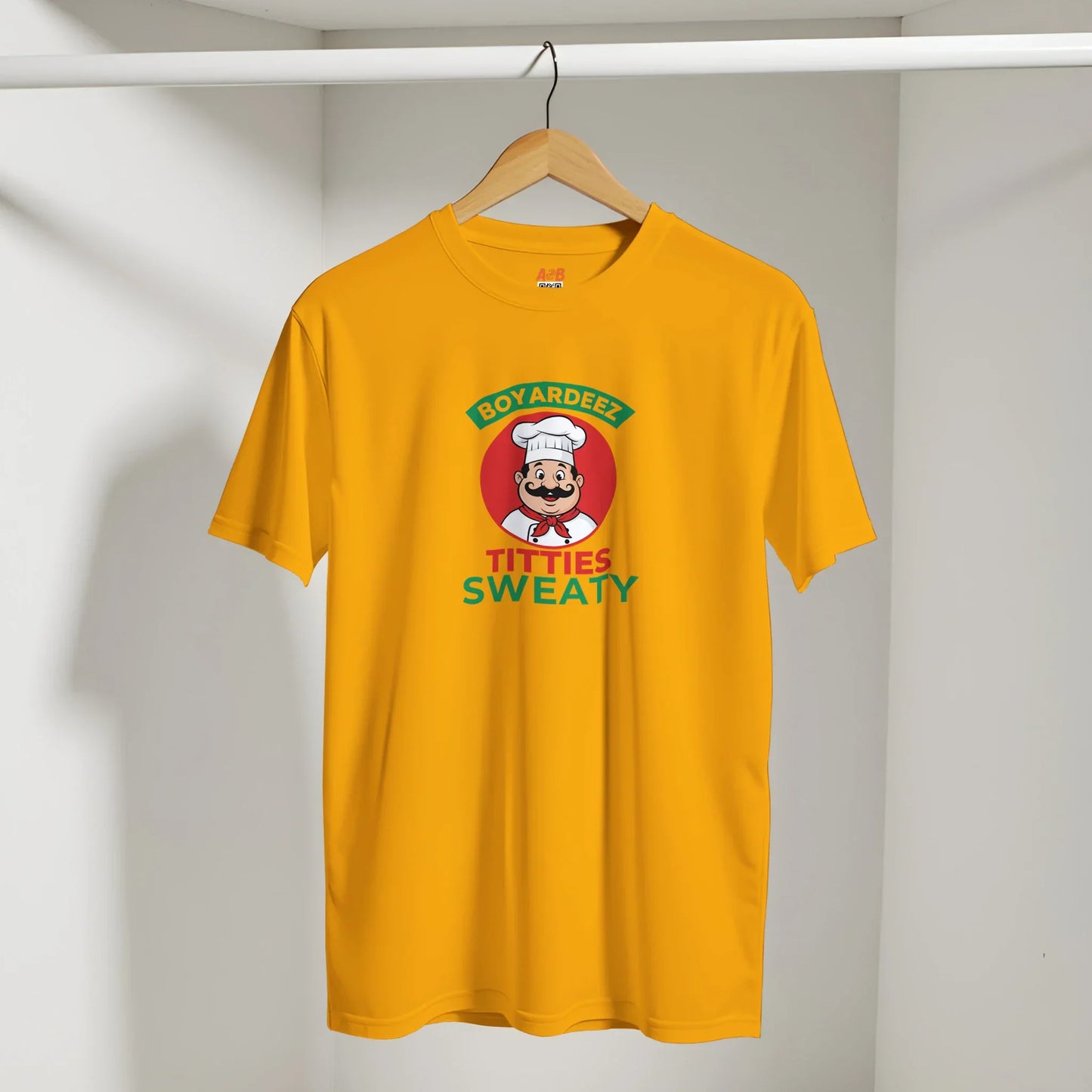 A-or-B-Tees T-Shirt Boyardeez Titties Sweaty T-Shirt