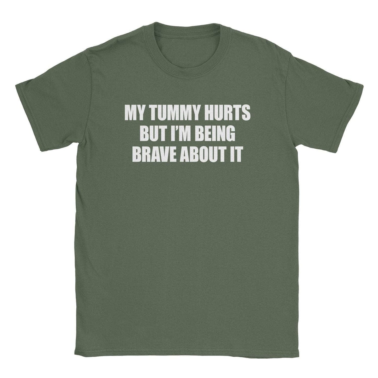 A-or-B-Tees T-Shirt Military Green / S Brave Soldier T-Shirt
