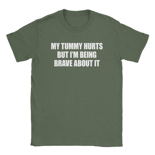 A-or-B-Tees T-Shirt Military Green / S Brave Soldier T-Shirt