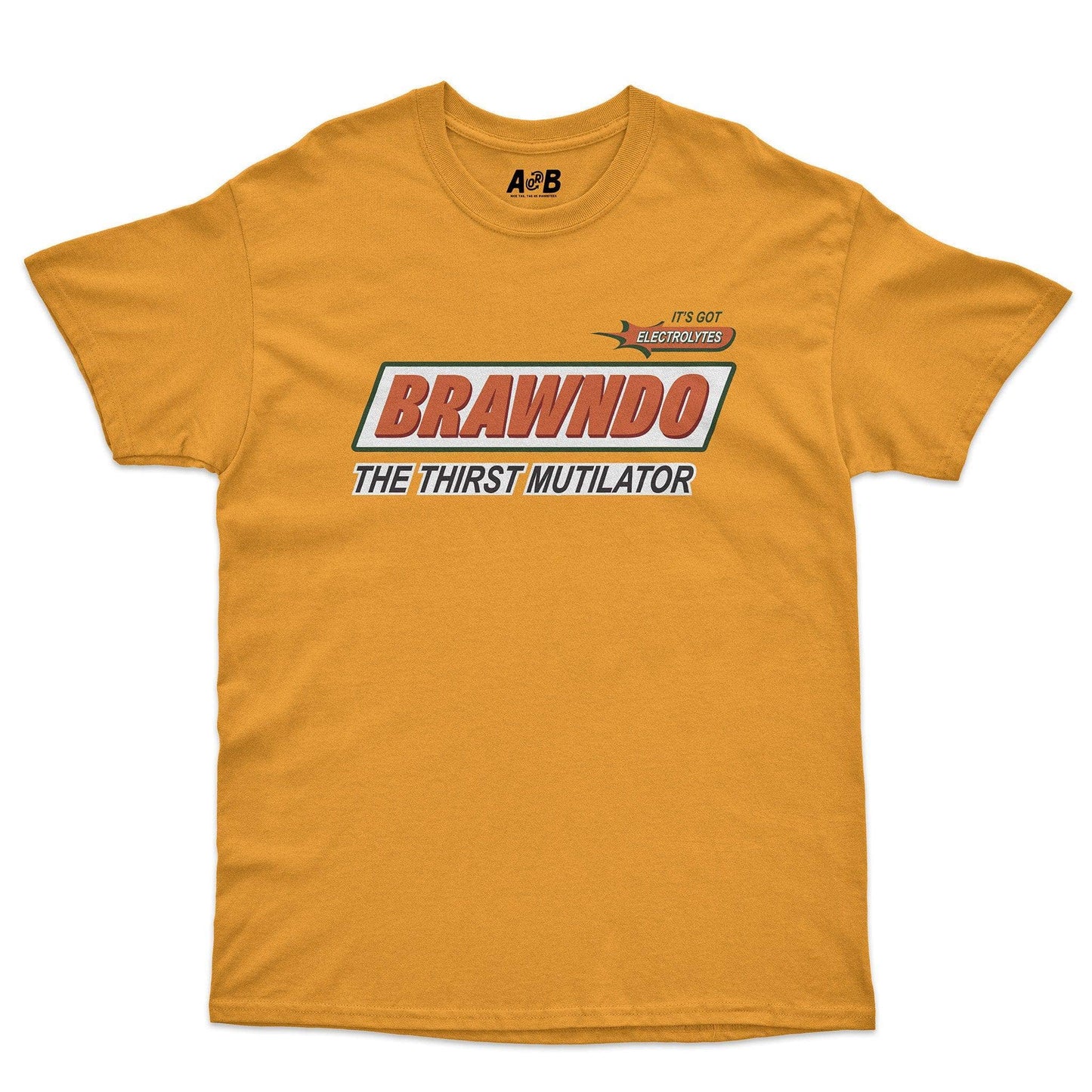 A-or-B-Tees T-Shirt Gold / S Brawndo T-Shirt