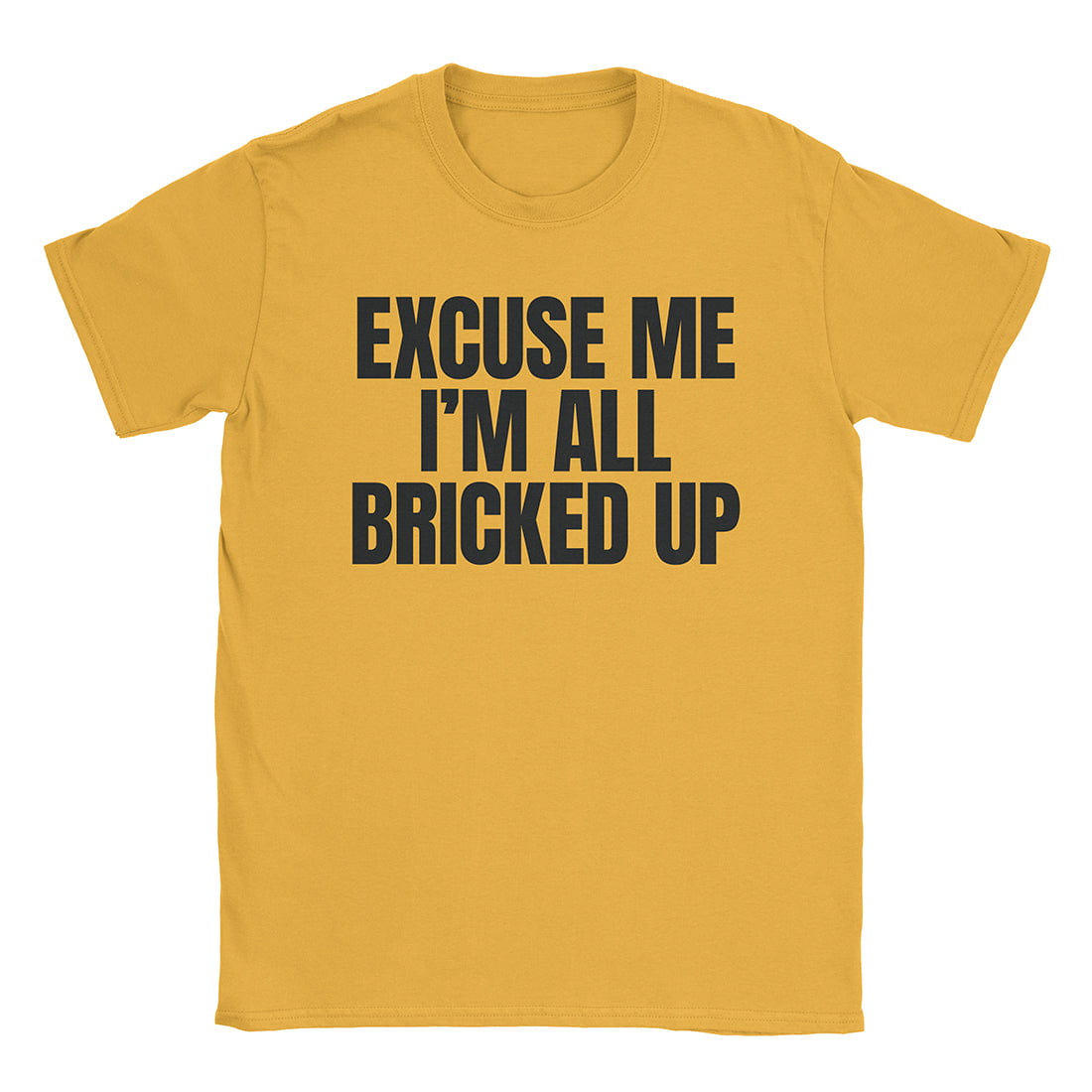 A-or-B-Tees T-Shirt Gold / S Bricked Up T-Shirt