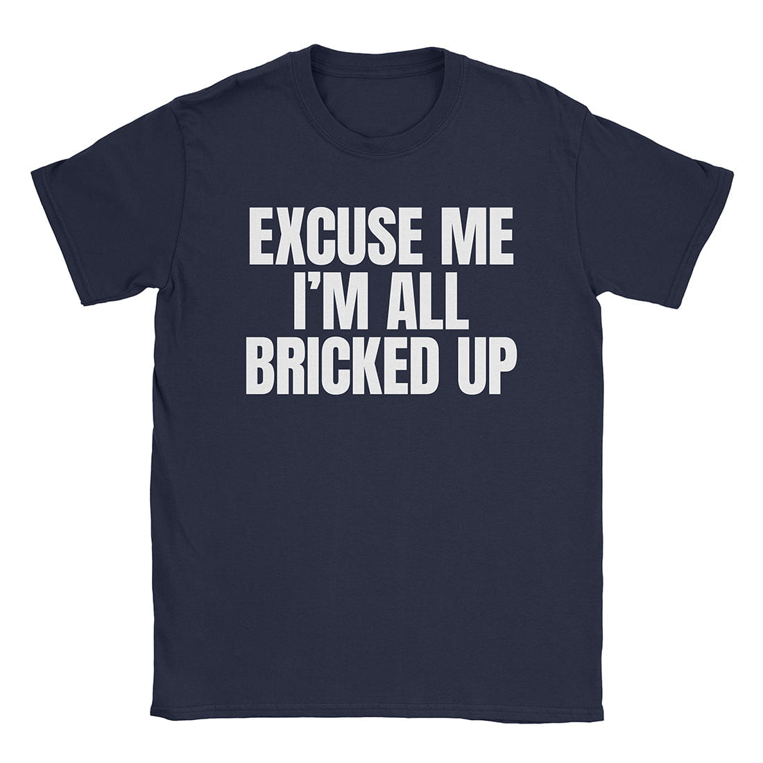 A-or-B-Tees T-Shirt Navy / S Bricked Up T-Shirt