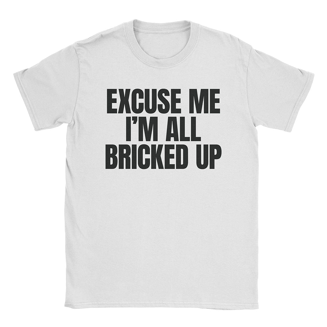 A-or-B-Tees T-Shirt White / S Bricked Up T-Shirt