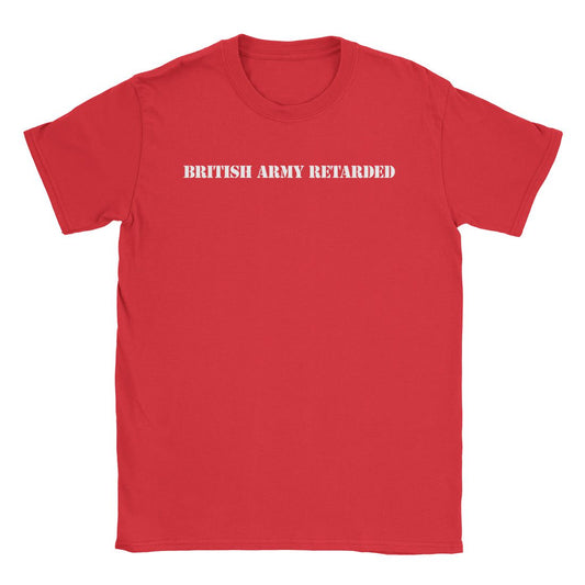 A-or-B-Tees T-Shirt Red / S British Army T-Shirt