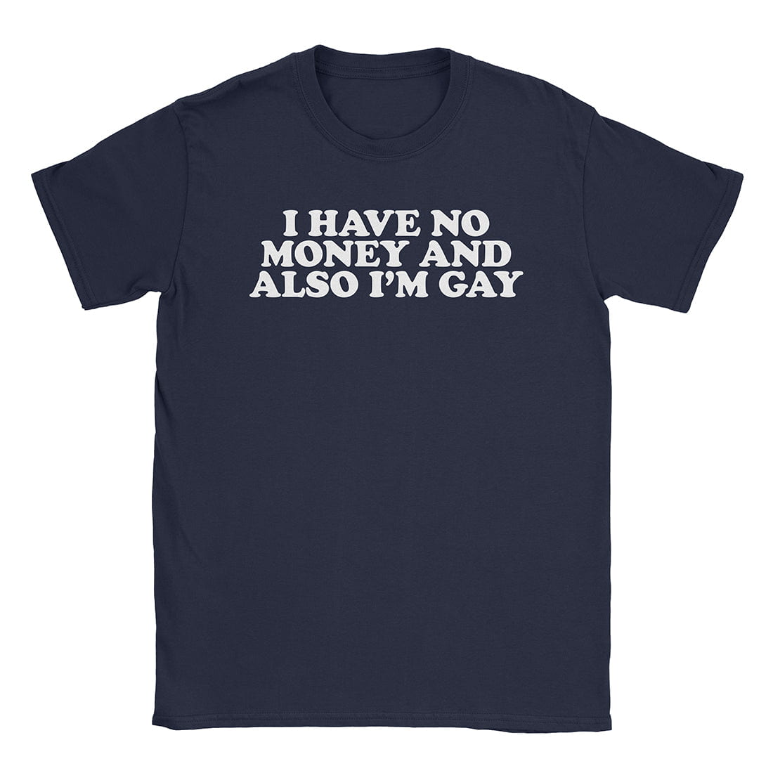 A-or-B-Tees T-Shirt Navy / S Broke & Gay T-Shirt
