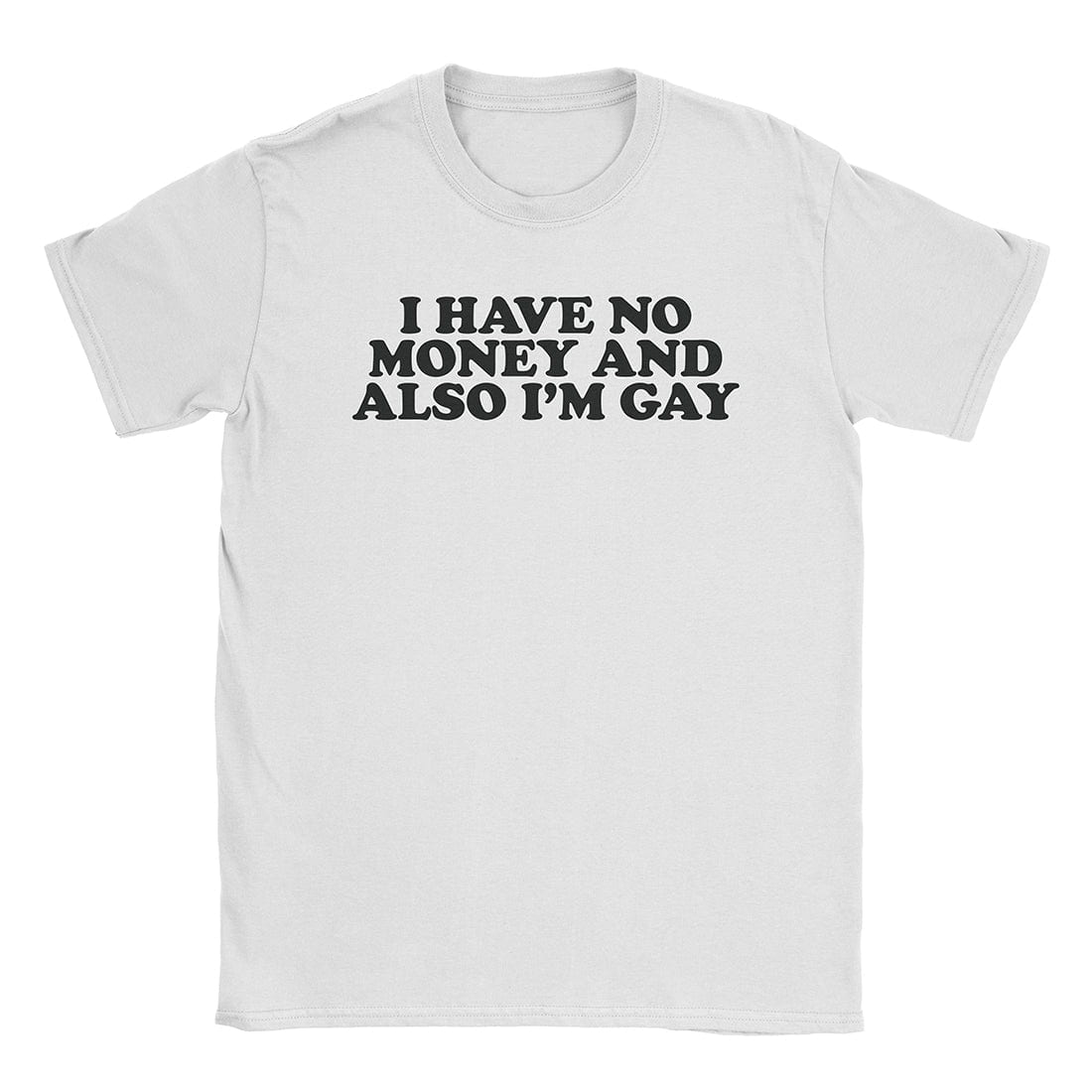 A-or-B-Tees T-Shirt White / S Broke & Gay T-Shirt