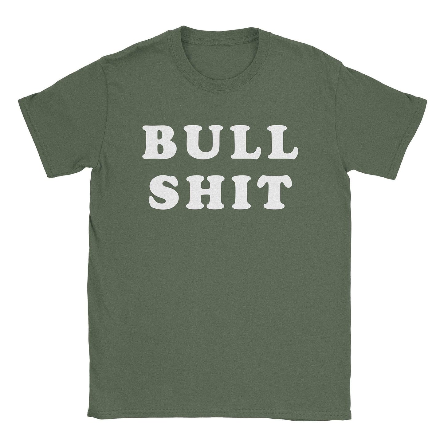 A-or-B-Tees T-Shirt Military Green / S Bull Shit T-Shirt